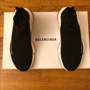 Balenciaga Speed Sock Stretch-Knit Sneakers